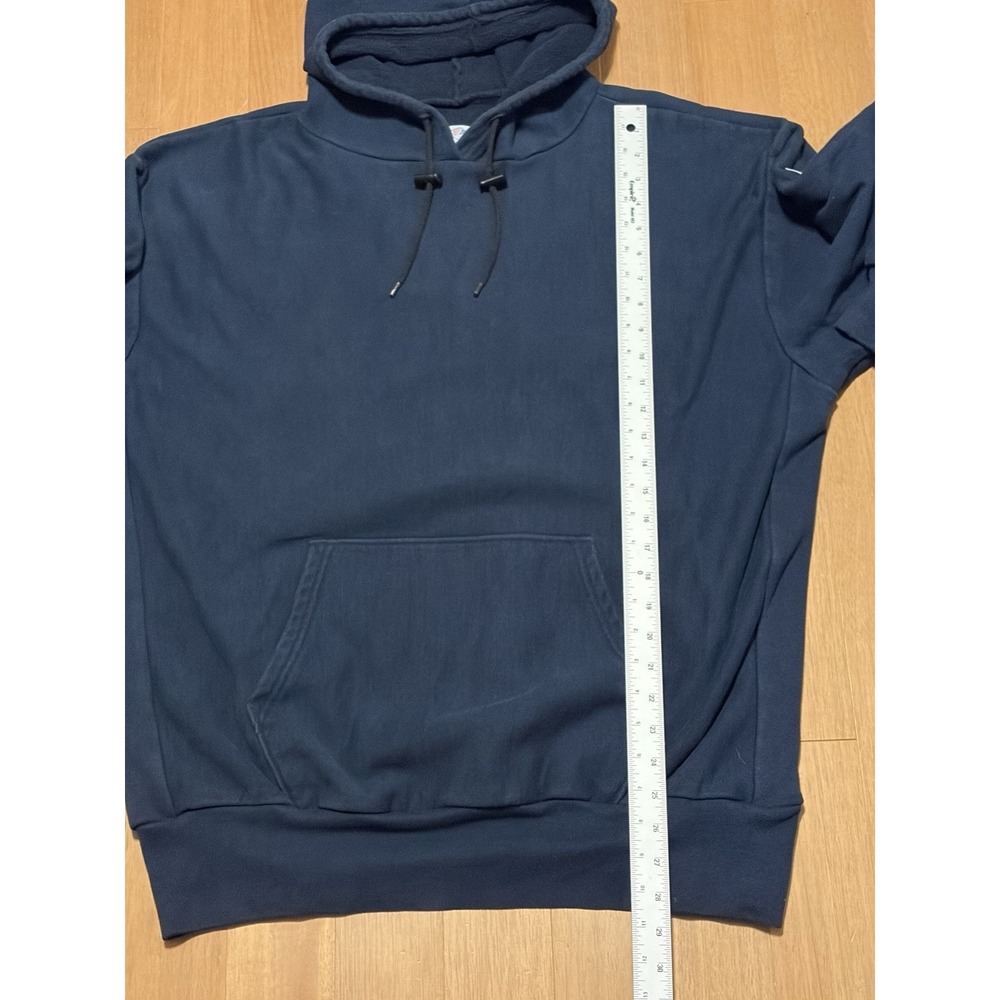 Tyndale Hoodie XLLN Mens Blue Flame Resistant FR Fleece Pullover USA Lineman EUC - Picture 8 of 8